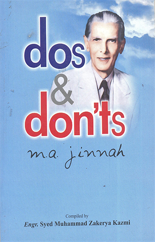 Dos and Donts M A Jinnah